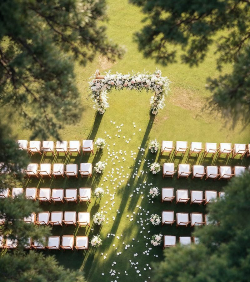 aerial-view-beautiful-outdoor-wedding-ceremony